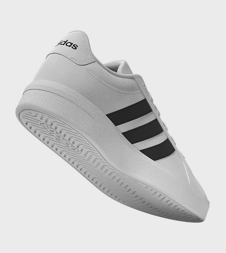 GRAND COURT BASE 3.0 Stripe Detail Lace-Up Sneakers