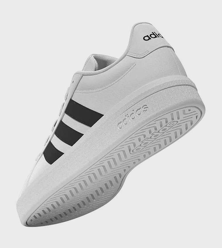 GRAND COURT BASE 3.0 Stripe Detail Lace-Up Sneakers