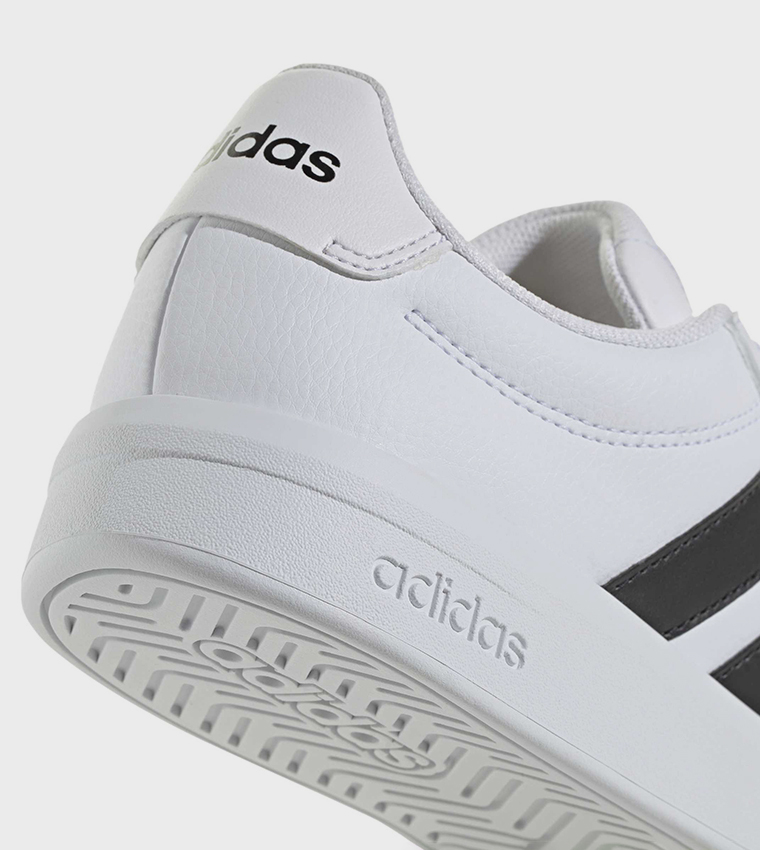 GRAND COURT BASE 3.0 Stripe Detail Lace-Up Sneakers