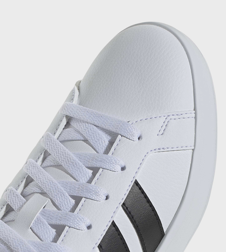 GRAND COURT BASE 3.0 Stripe Detail Lace-Up Sneakers
