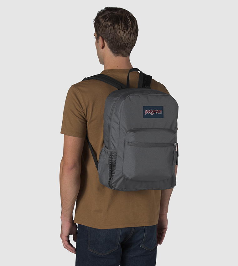 Logo Detail Solid Backpack