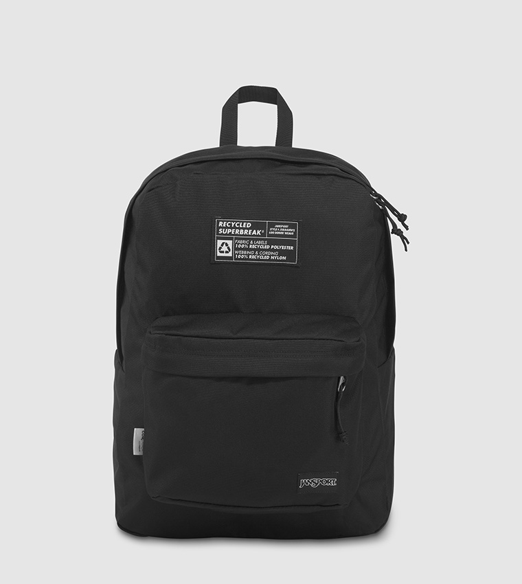 Recycled  Superbreak Backpack-Black