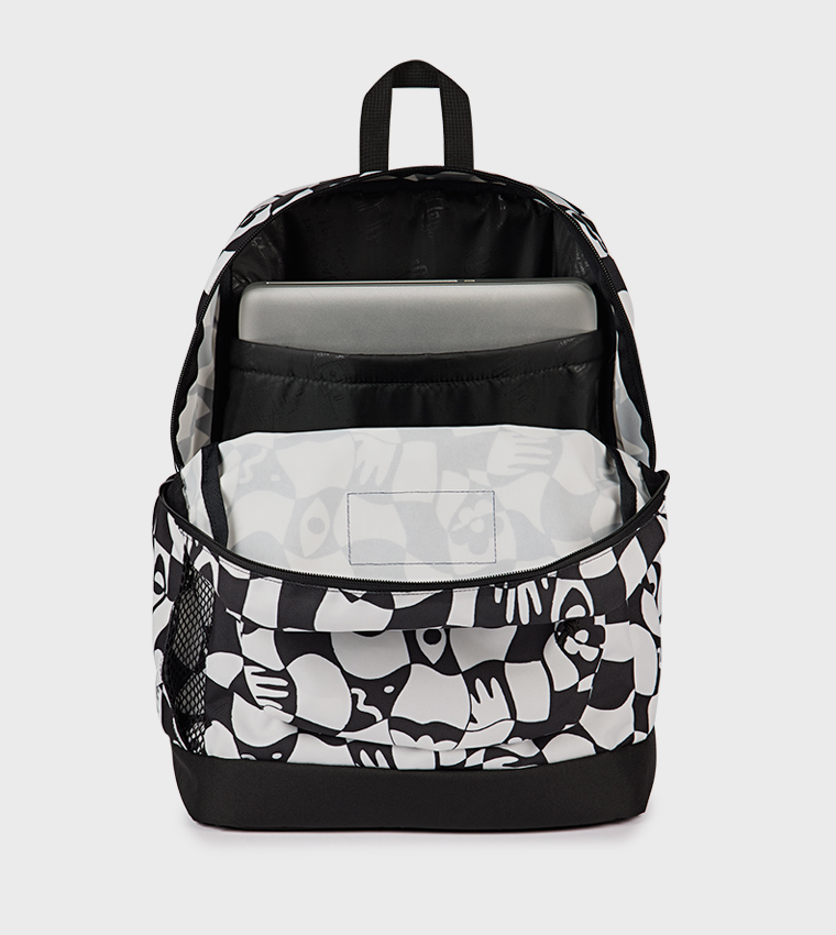 CROSS TOWN Printed Logo Label Backpack