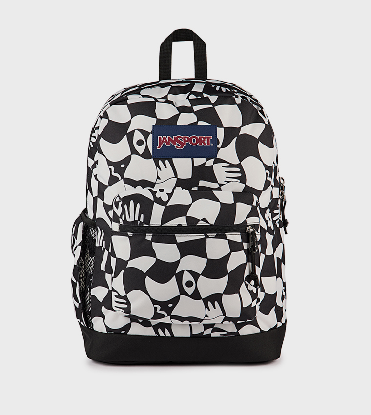 CROSS TOWN Printed Logo Label Backpack