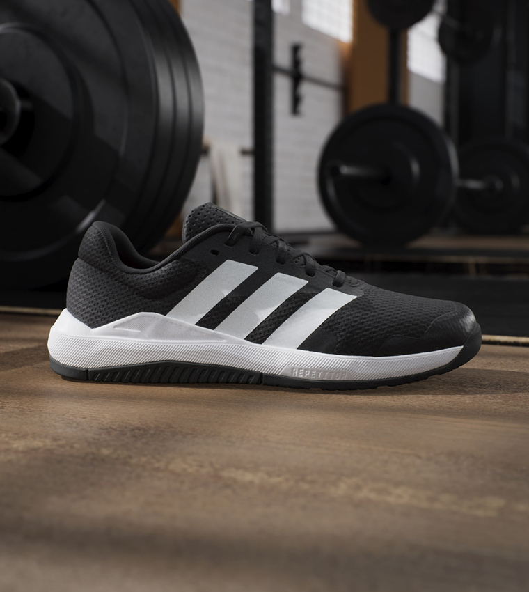 DROPSET BASE TRAINER Stripe Detail Lace-Up Shoes