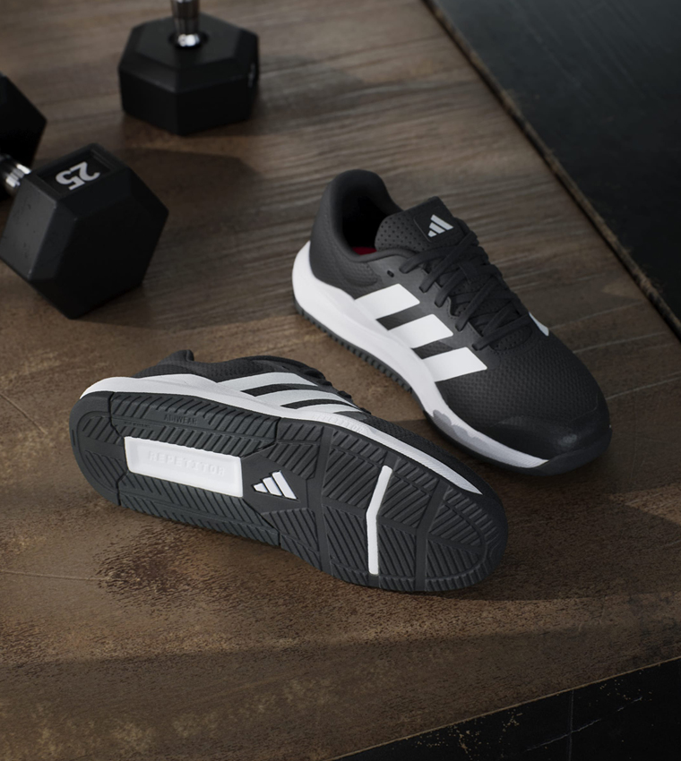 DROPSET BASE TRAINER Stripe Detail Lace-Up Shoes