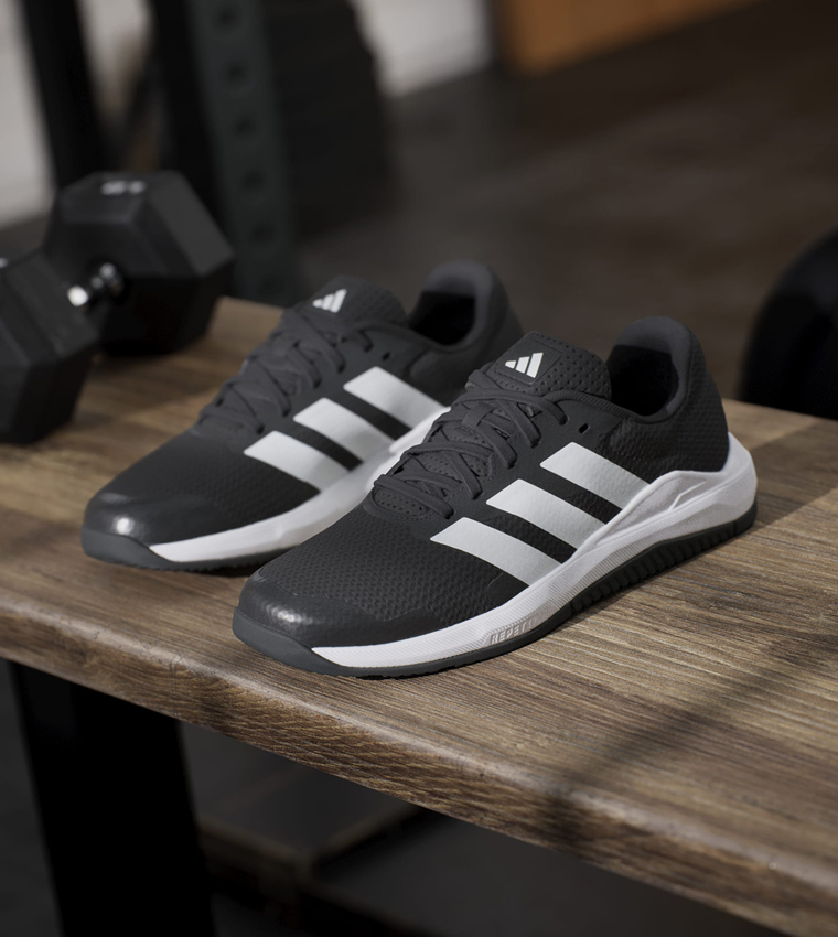 DROPSET BASE TRAINER Stripe Detail Lace-Up Shoes