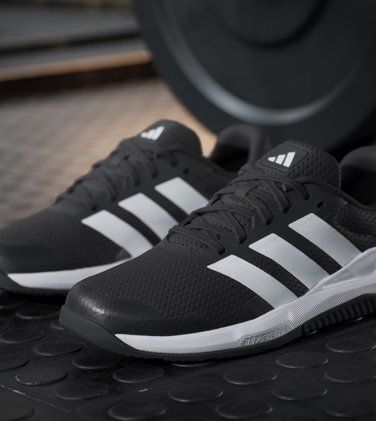DROPSET BASE TRAINER Stripe Detail Lace-Up Shoes