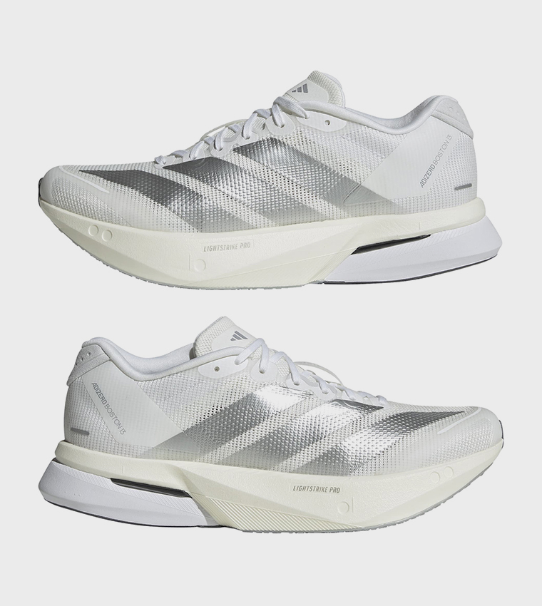 ADIZERO BOSTON 13 Stripe Detail Running Shoes
