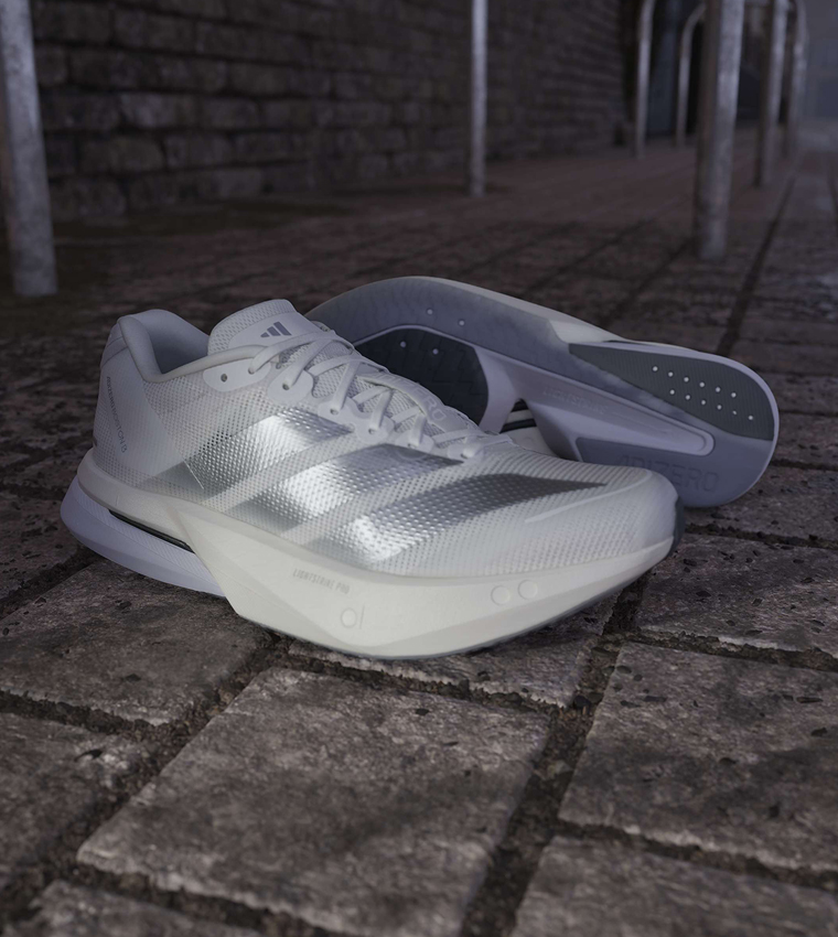 ADIZERO BOSTON 13 Stripe Detail Running Shoes