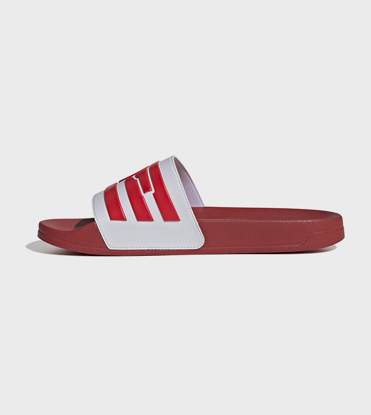 ADILETTE Arsenal Shower Logo Detail Open Toe Slides