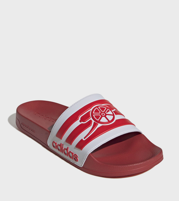 ADILETTE Arsenal Shower Logo Detail Open Toe Slides