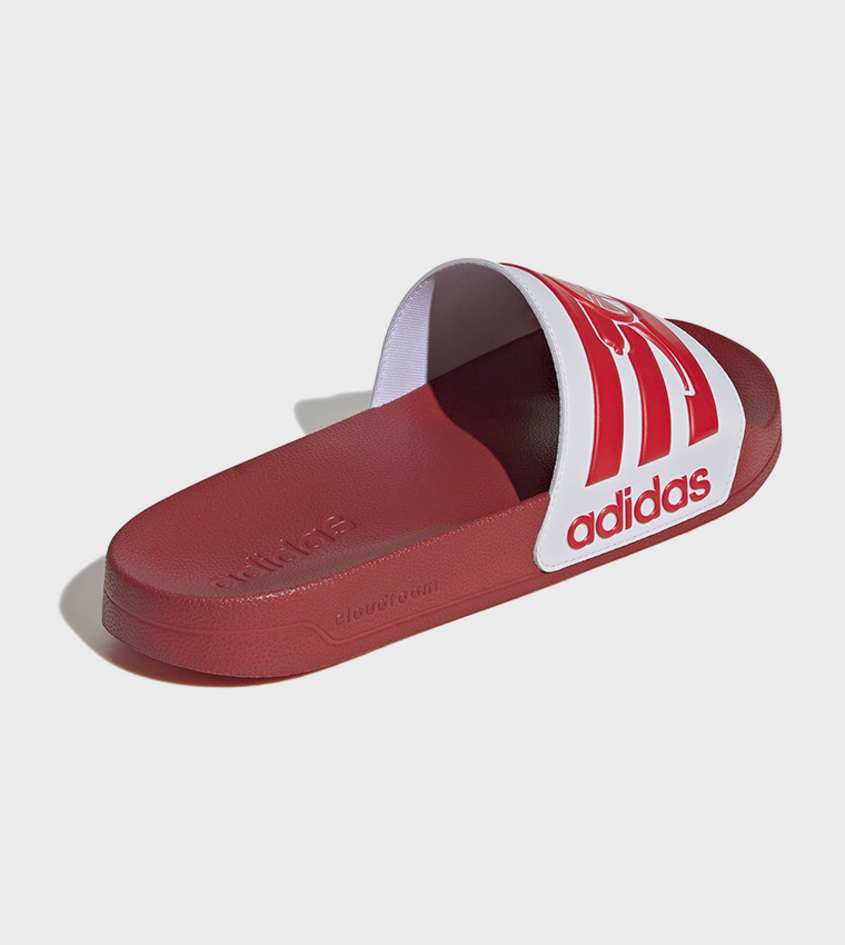 ADILETTE Arsenal Shower Logo Detail Open Toe Slides