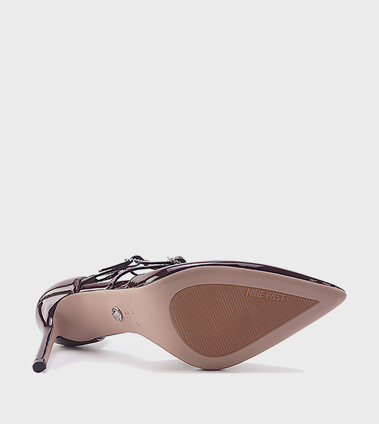 JULINT Buckle Detail Strappy Pumps