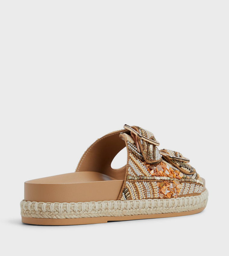 JUUNE Open Toe Wedge Sandals