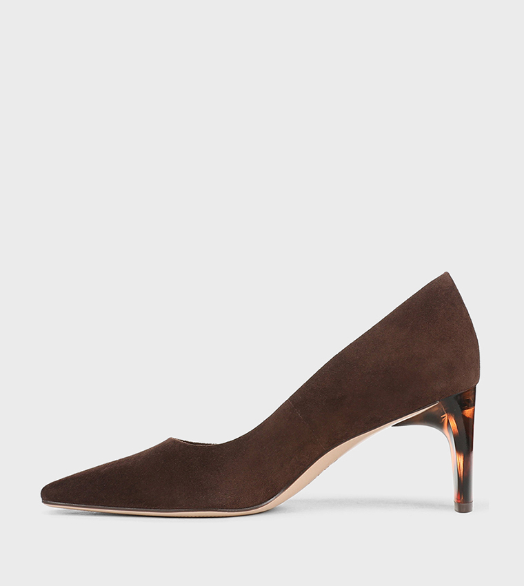 ESTEE Animal Print Pointed Toe Pumps
