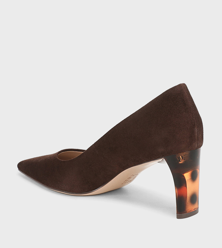 ESTEE Animal Print Pointed Toe Pumps