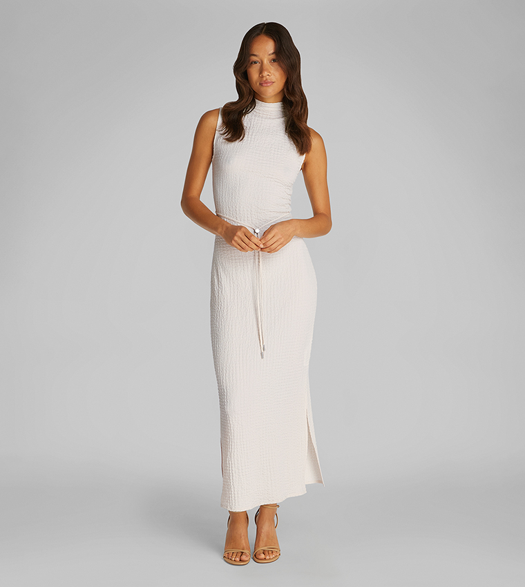 calvin klein white maxi dress Women's Viscose Ribbed Carbon at Amazon Women's Clothing store Off White Maxi Dress Macy's Calvin Klein