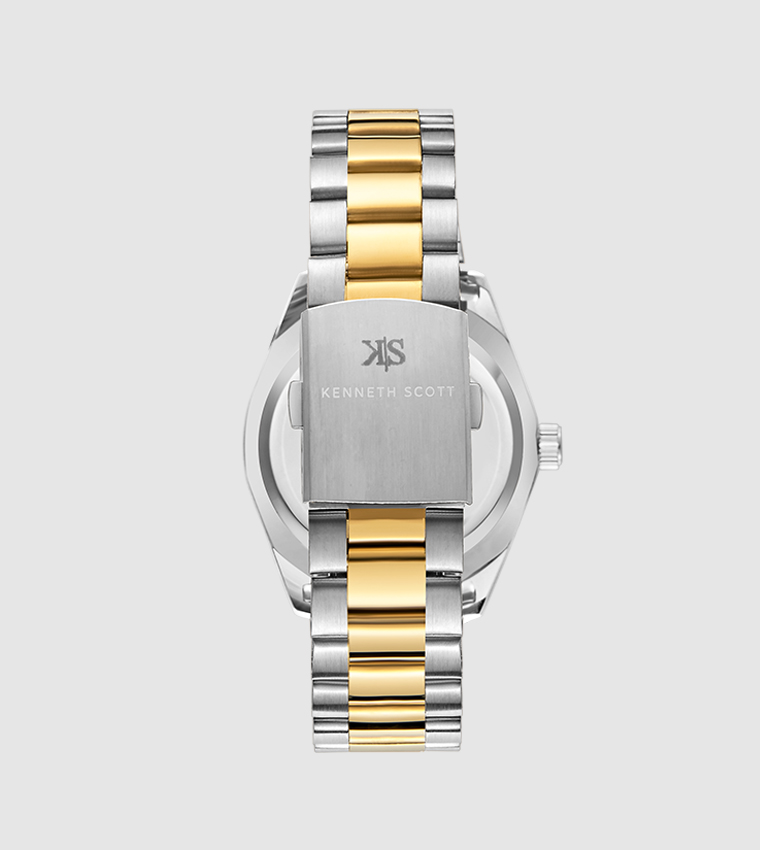 Navy Blue Dial Analog Watch