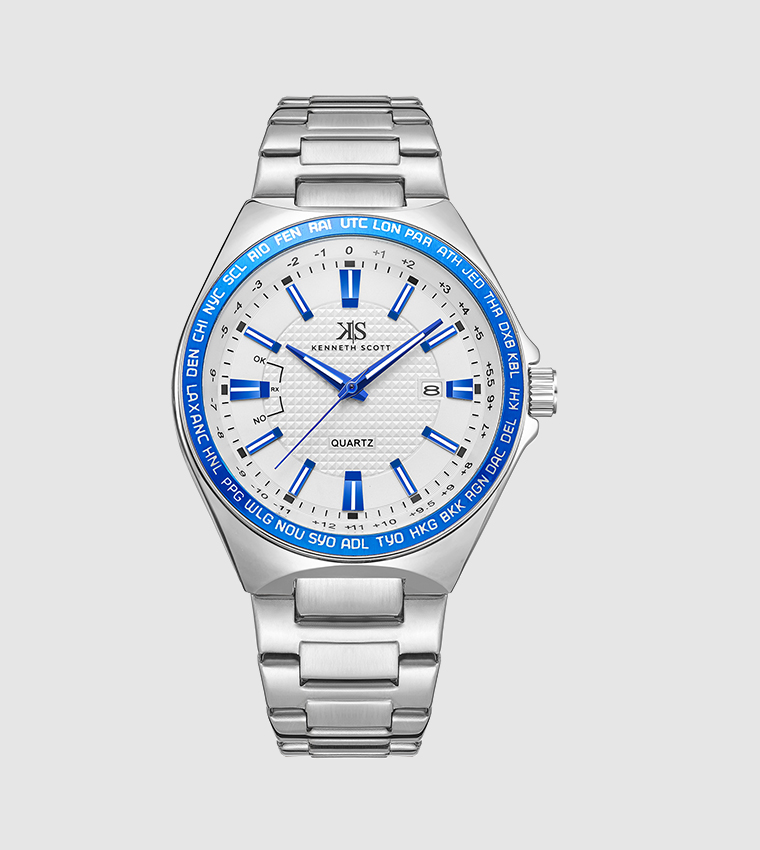 White Dial Analog Watch