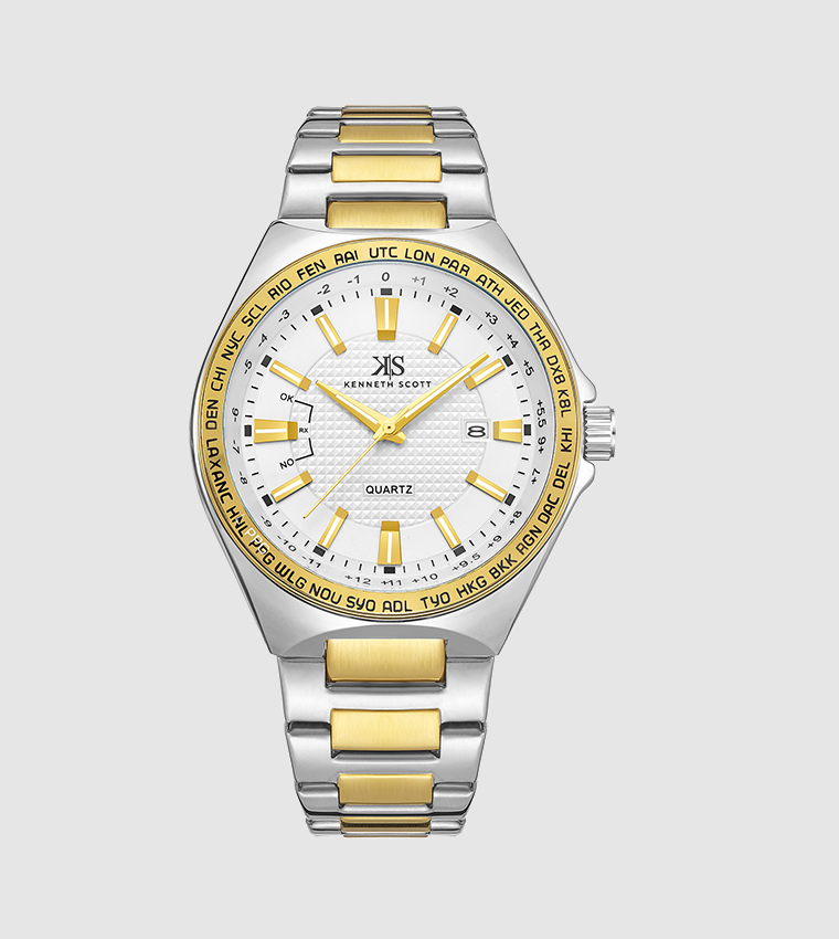 White Dial Analog Watch