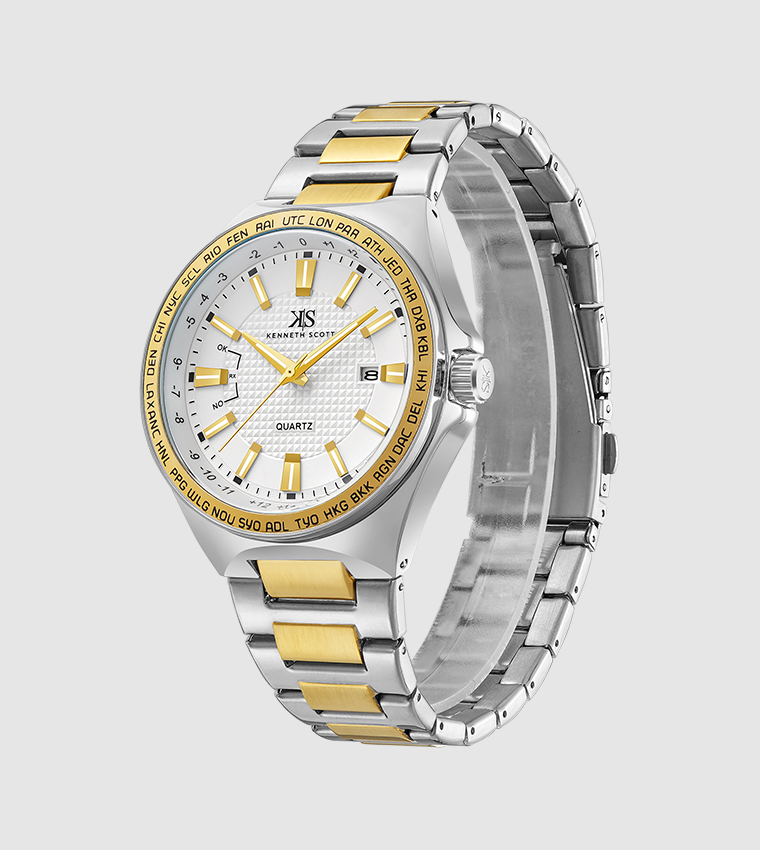 White Dial Analog Watch