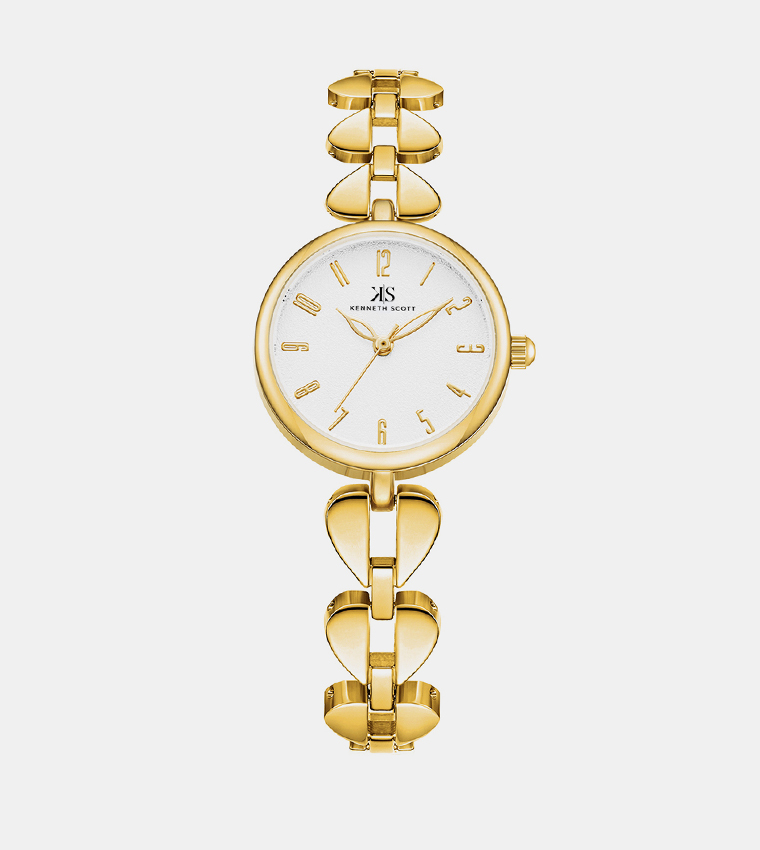 White Dial Analog Watch