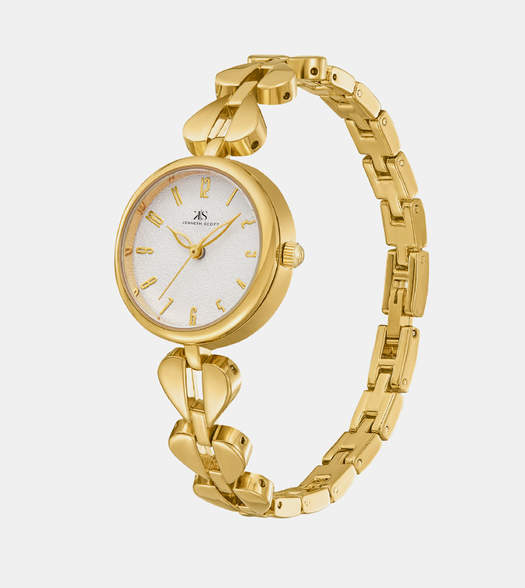 White Dial Analog Watch