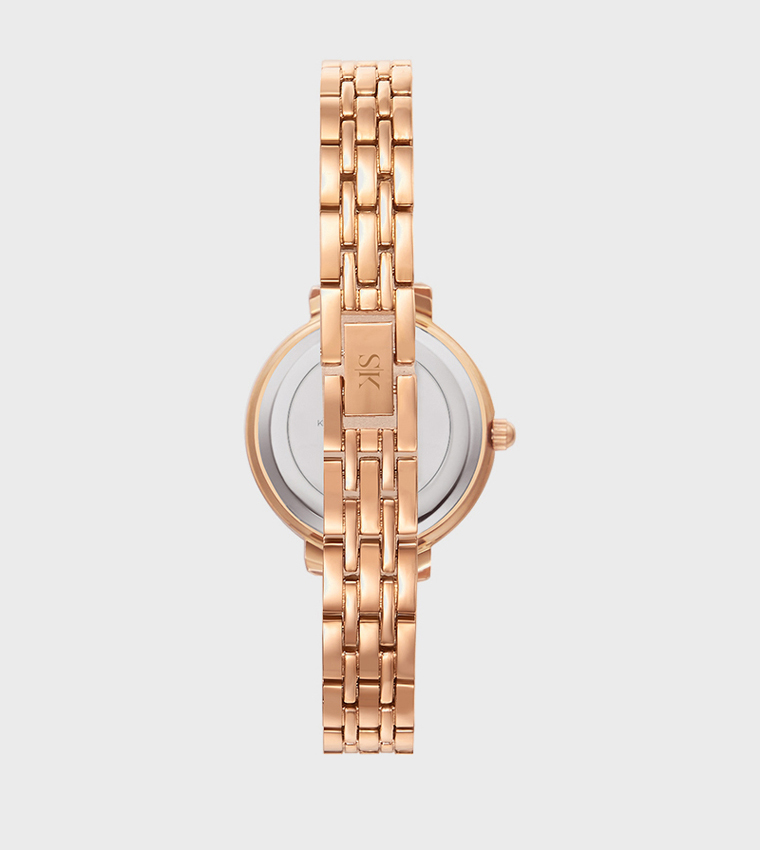 White Dial Analog Watch