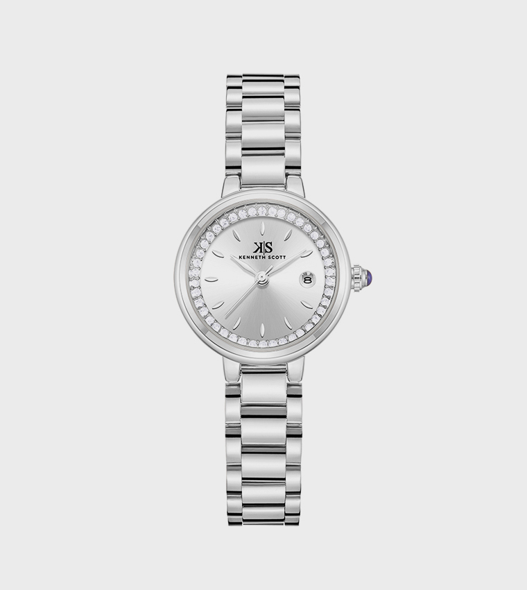 PE25 Movement Stone Studded Analog Watch