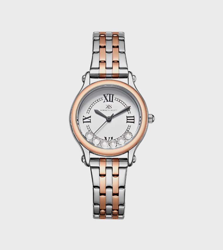 White Dial Analog Watch