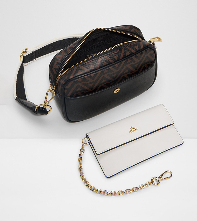 KAEAJAR Monogram Patterned Crossbody Bag