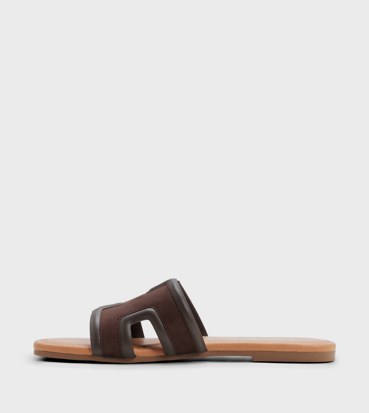 Call it Spring  Flat Sandals - Brown Flat Sandals