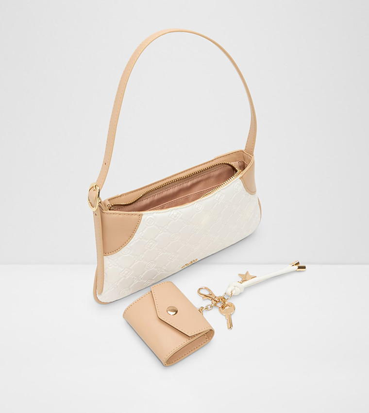 KELIA Debossed Shoulder Bag