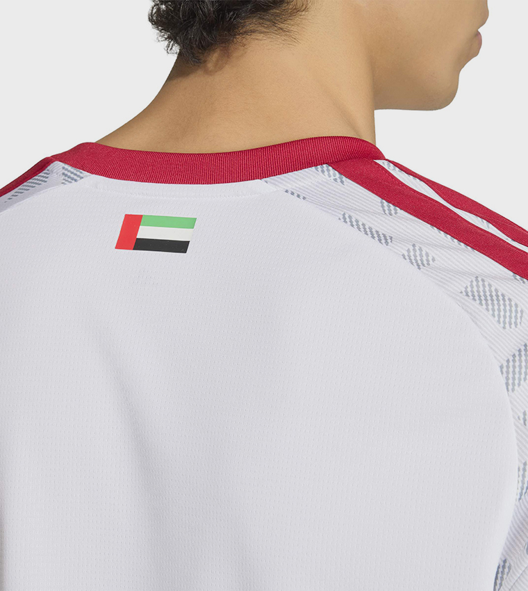 تيشيرت جيرسي مطبوع بكم قصير