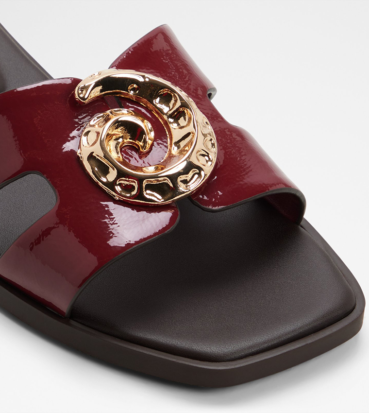 KHALI Open Toe Flat Sandals