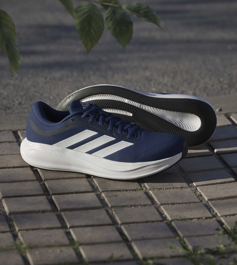 RESPONSE RUNNER 2 Stripe Detail Lace-Up Shoes