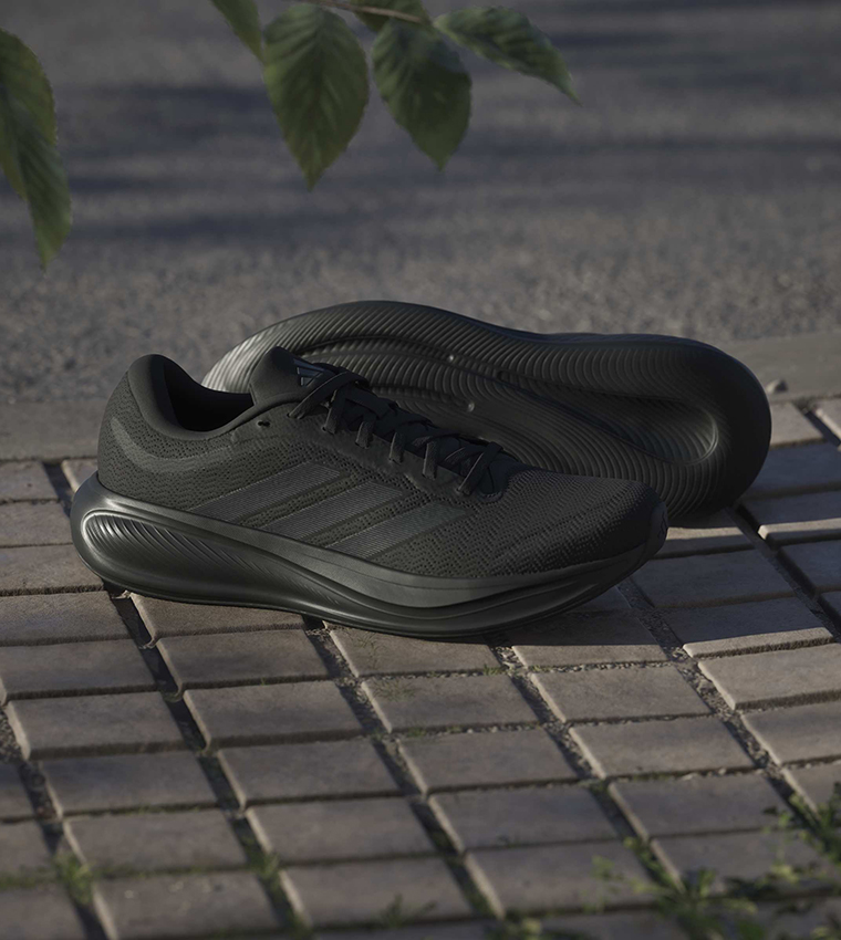 RESPONSE RUNNER 2 Stripe Detail Lace-Up Shoes