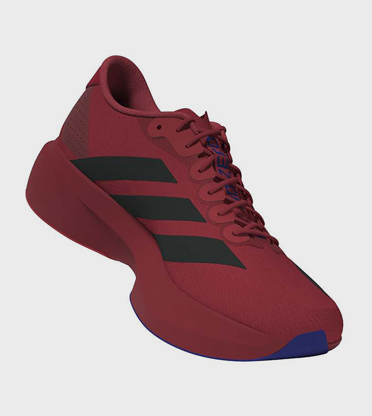 adidas gazelle silver green womens adidas Adizero Evo SL Shoes - Men's - Silver / Red / Iron Metallic main image 0