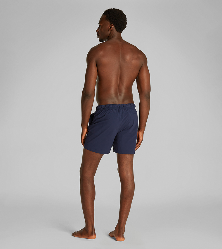 Logo Detail Drawstring Waist Swim Shorts