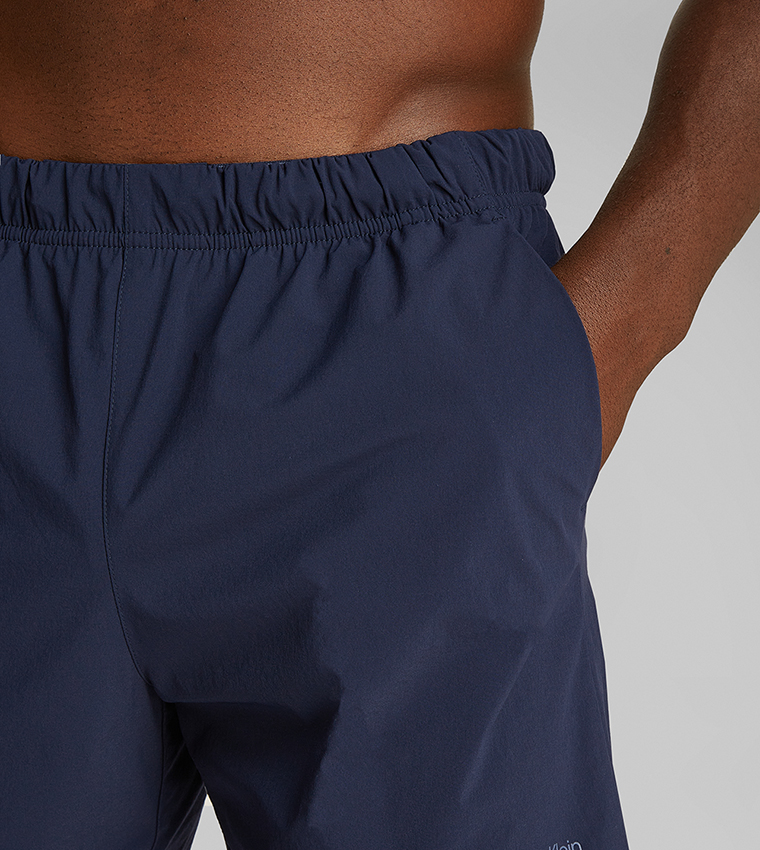 Logo Detail Drawstring Waist Swim Shorts