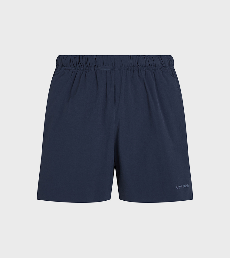 Logo Detail Drawstring Waist Swim Shorts