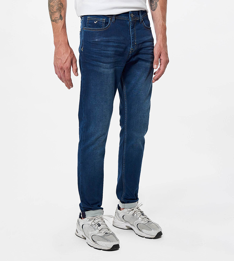 Mid-Rise Slim Fit Jeans