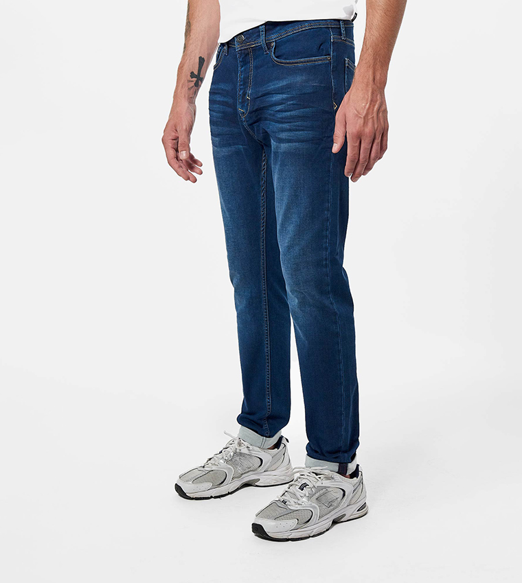Mid-Rise Slim Fit Jeans