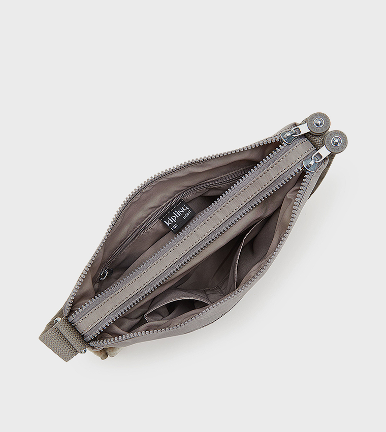 Alvar Zippered Crossbody Bag with Keychain