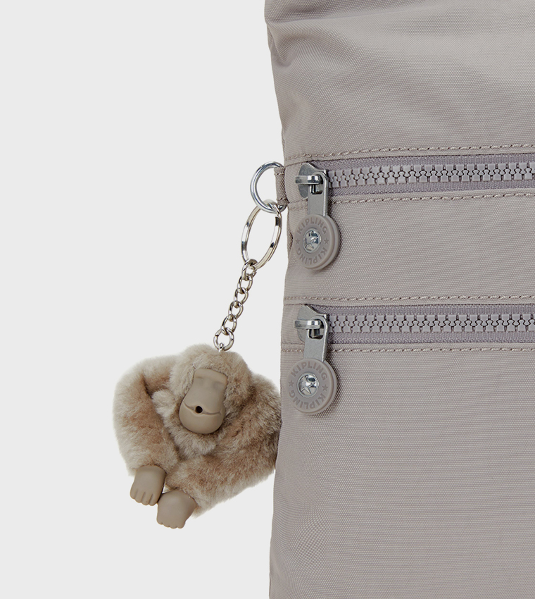 Alvar Zippered Crossbody Bag with Keychain