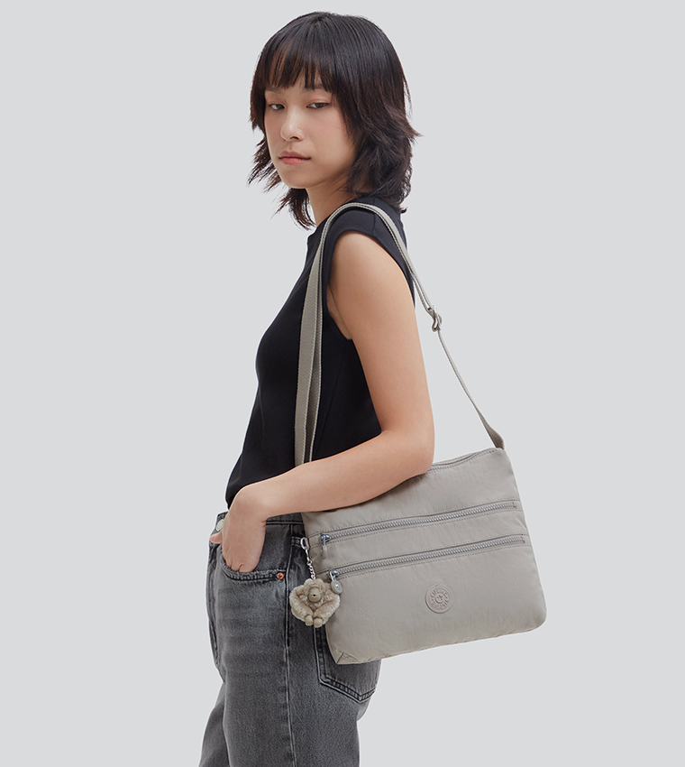 Alvar Zippered Crossbody Bag with Keychain