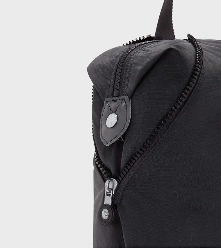 Art Logo Detail Tote Bag with Keychain