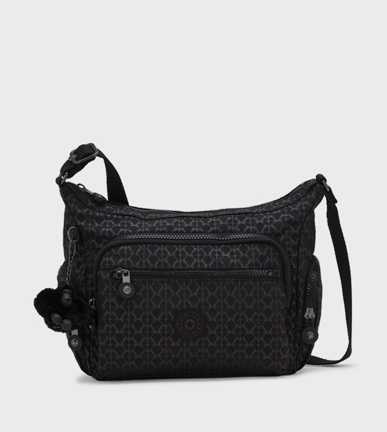 Gabbie Patterned Crossbody Bag with Keychain