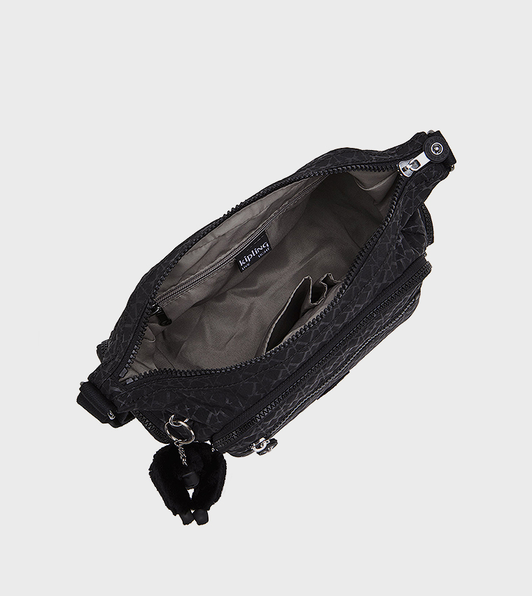 Gabbie Patterned Crossbody Bag with Keychain